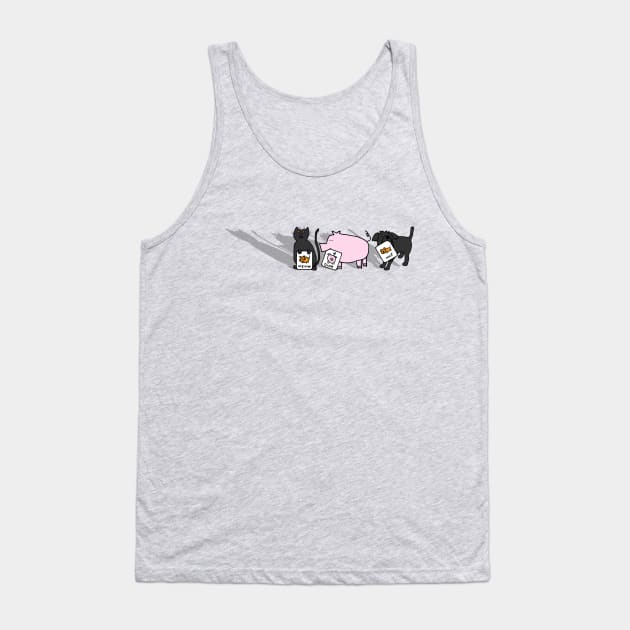 Cute Animals go to Art Club Tank Top by ellenhenryart